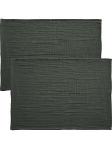 Erwin Müller Набор хлопковых салфеток под тарелки, 2 шт , Arona, серый цвет