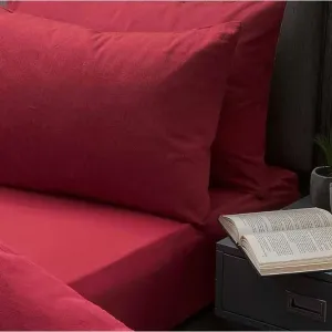 Простыня на резинке , гребенной хлопок BM303 (Superking) (темно-синий) Belledorm