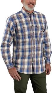 Мужская рубашка Carhartt 104507 Flame-Resistant Force Rugged Flex Loose, Lakeshore/Chili Pepper