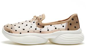 Туфли на платформе женские низкие бежевые Joy&Mario