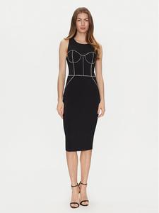Коктейльное платье slim fit AB-724-51E2-V440 Elisabetta Franchi, черный