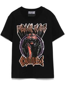 Versace Jeans Couture футболка с логотипом, черный