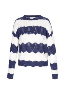 Свитер Usha, темно-синий/белый