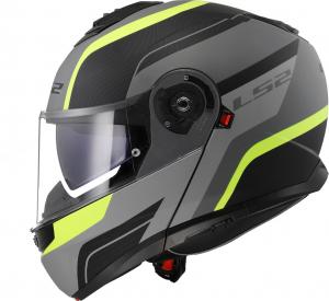 Шлем LS2 ff908 strobe ii monza, Black Matt/Grey/Neon Yellow