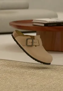 Boston wb lenb n обычные унисекс сабо Birkenstock, Sandcastle