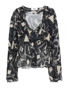 Топ Fendi, черный