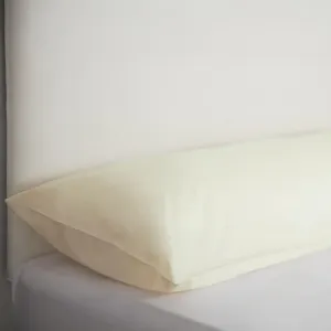 Наволочка Belladorm Percale, легкая в уходе BM168 (односпальная кровать) (слоновая кость) Belledorm