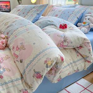 LUOLAI HOME Постельное белье, 150x200 см, 100% чесаный хлопок, тужечжуанюань