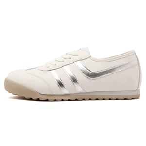 Нескользящие низкие повседневные туфли для женщин Conley bird, Silver Stripes