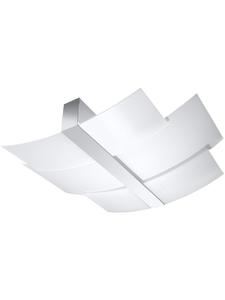 Потолочный светильник MARETT в хроме и белом цвете, высота 7 см Nice Lamps