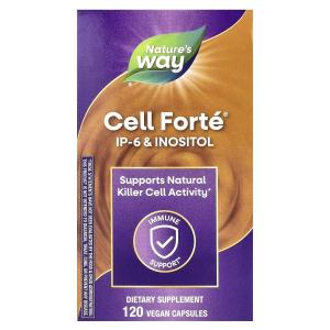 Добавка Nature's Way Cell Forte IP-6 и инозитол, 120 веганских капсул