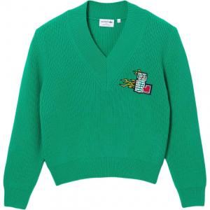 Свитер женский LACOSTE, зеленый