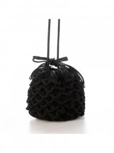 cachecache / Вязаная мини-сумочка на завязках