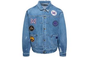 Джинсовая куртка мужская синий Needles