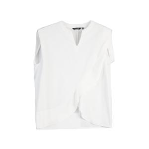 ELLE Футболка Women's White Crew Neck Moderate