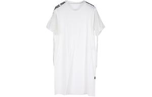 Yohji Yamamoto Женское белое платье с короткими рукавами