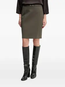 Юбка с металлической отделкой Joseph Ribkoff, зеленый