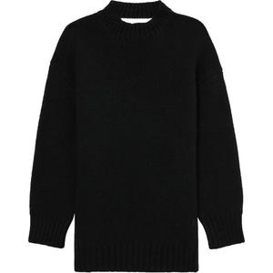 Футболка с вырезом WE11DONE, черный