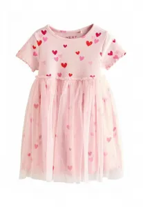 Платье-Свитер прямого кроя Next, Pink Hearts