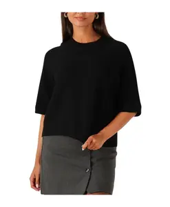 Пуловер Mschthamira 2/4 Moss Copenhagen, черный