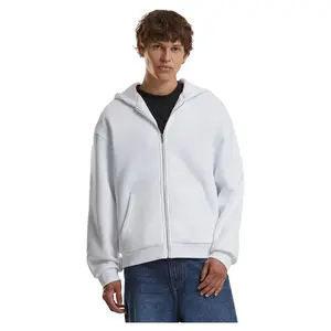 Толстовка Build Your Brand Fluffy full zip, белый