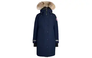 Пуховик женский морской синий Canada Goose