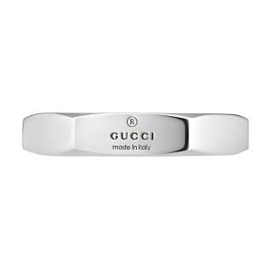GUCCI Кольцо из стерлингового серебра 925 пробы Unisex Silver