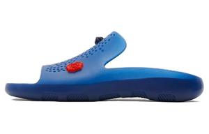 Быстросохнущие шлепанцы-слипоны женские голубые Burberry