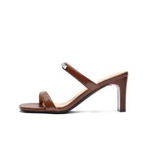 BELLE Амортизирующие шлепанцы-слипоны женские коричневые, цвет Brown