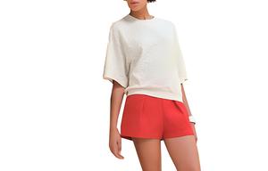 Трикотажная футболка женская серо-белая HERMES