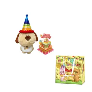 Плюшевая игрушка большая собака с большим носом высота 35см Brangdy