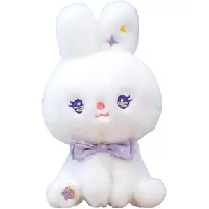 FKOFR Плюшевая кукла милый белый кролик высота 24см