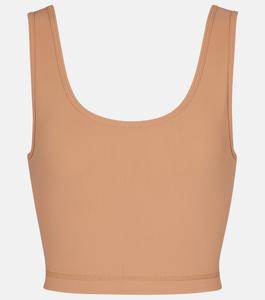 Укороченный топ Release 02 из эластичного джерси WARDROBE.NYC, бежевый