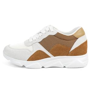 He Jinchang Нескользящие, износостойкие, сбалансированные, легкие женские кроссовки, белые, коричневые