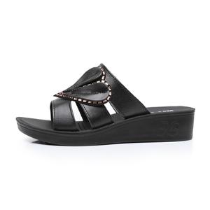 EGCHI Слипоны Slide для женщин красный/черный/бежевый