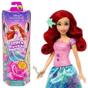 Детская кукла Disney Princess Frozen Ariel Spin And Reveal doll, розовый