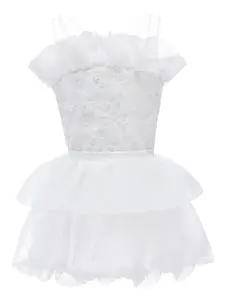 Платье Isabella со сборками Tulleen, белый