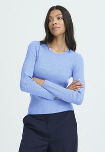 Джемпер b.young BMMNORMA RIB ONECK, Della Robbia Blue/Light Blue