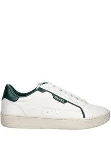 Кроссовки из кожи с панелями GUESS USA, белый