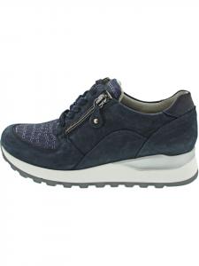 WALDLÄUFER Спортивные кроссовки Hiroko на шнуровке, синие