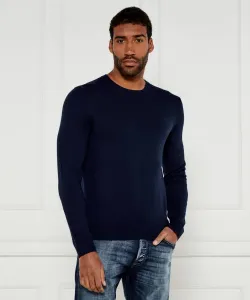 Шерстяной свитер Regular fit Michael Kors, синий