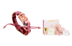 Браслеты из коровьей кожи с хлопково-льняной смесью unisex US8ACC