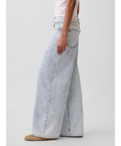 (W) Джинсы средней посадки, ультрамягкие, мешковатые, с тонким поясом.