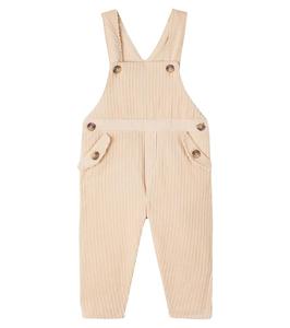 Детский хлопковый вельветовый комбинезон Tartine et Chocolat, Beige