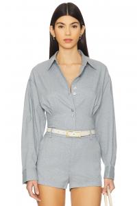 Рубашка меланж Paulia от Gestuz, blue