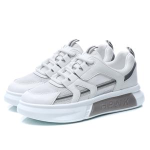 Низкие женские скейтерские кеды FOXER бело-серые