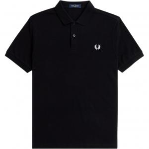 Футболка-поло Regular Fit с вышитым логотипом FRED PERRY, черный