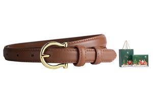 Кожаные ремни женские Ace Paul, кофе+подарочная коробка ко Дню святого Валентина