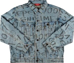 Куртка Supreme Black Ark Denim Trucker Jacket 'Blue', синий