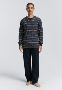 Пижамный комплект TOM TAILOR SET MIT STREIFENMUSTER, Brown-Dark-Ringlet/Brown